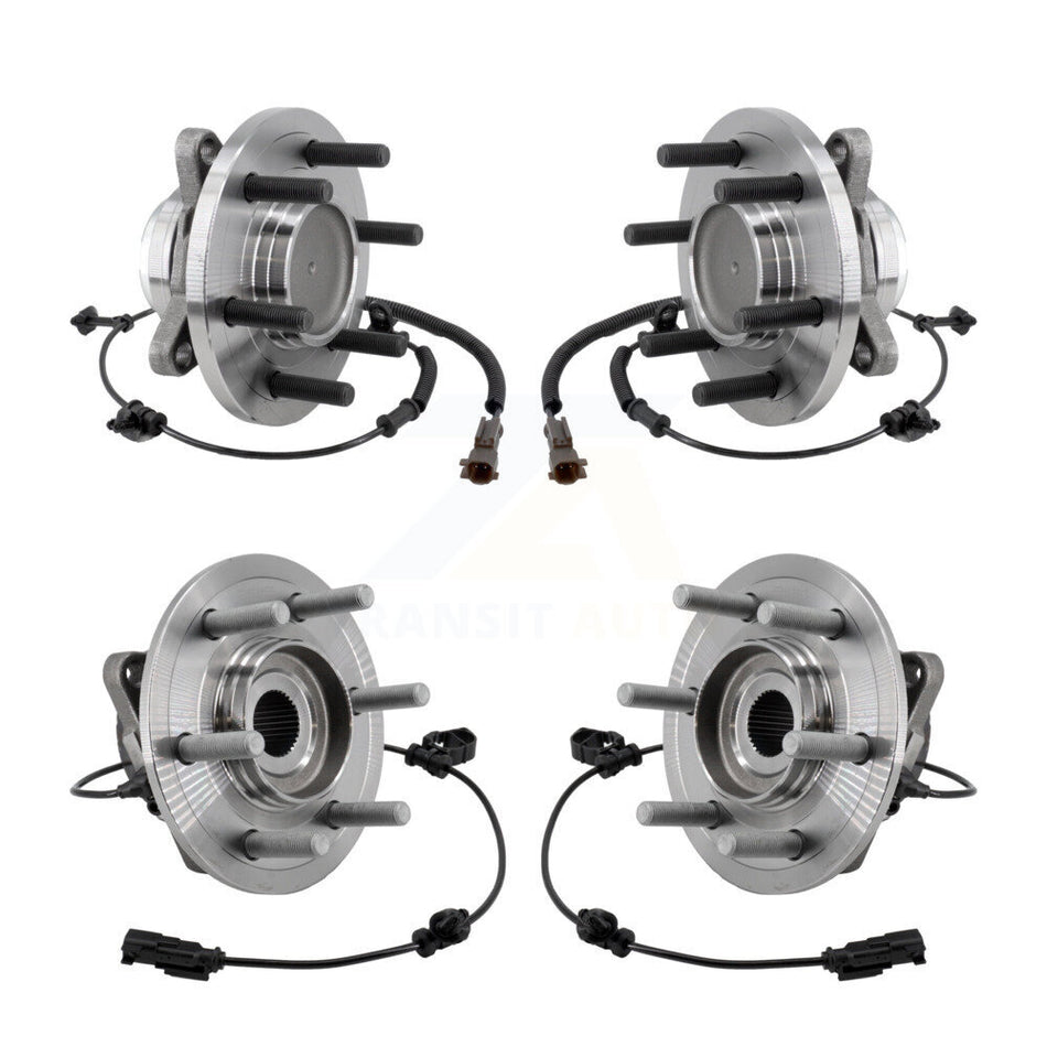 Front Rear Wheel Bearing & Hub Assembly Kit For Ford Expedition Lincoln Navigator RWD K70-101919