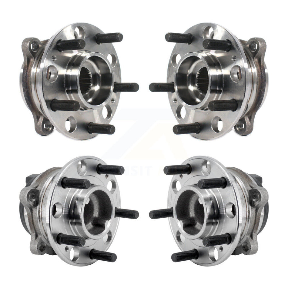 Front Rear Wheel Bearing & Hub Assembly Kit For 2016-2020 Kia Sorento FWD K70-101925