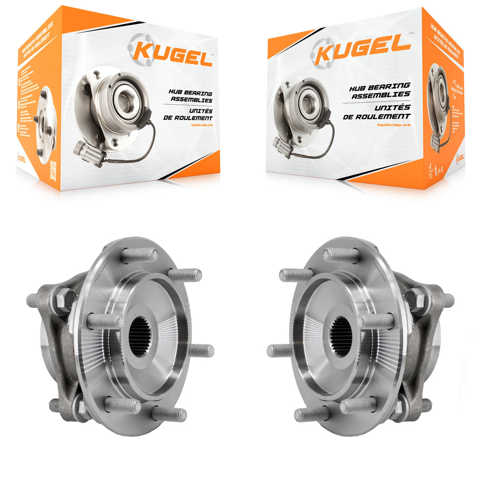 Front Wheel Bearing & Hub Assembly Pair For Toyota Tacoma 4Runner FJ Cruiser Lexus GX460 K70-101948