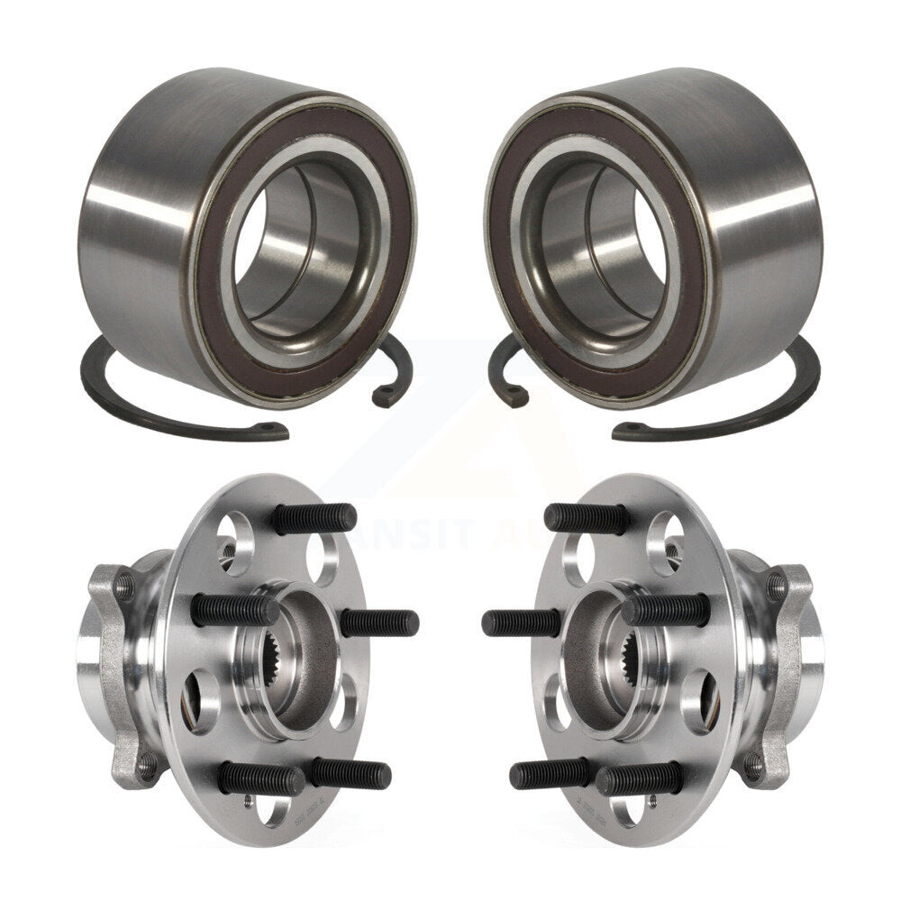 Front Rear Wheel Bearing And Hub Assembly Kit For 2017-2023 Honda CR-V AWD K70-102003