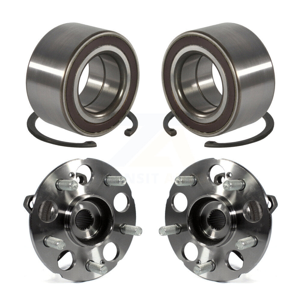 Front Rear Wheel Bearing And Hub Assembly Kit For Honda CR-V Acura RDX AWD K70-102007