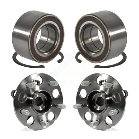 Front Rear Wheel Bearing And Hub Assembly Kit For Honda CR-V Acura RDX AWD K70-102007