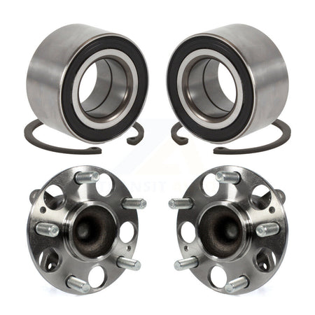 Front Rear Wheel Bearing And Hub Assembly Kit For Honda Civic Acura ILX K70-102011
