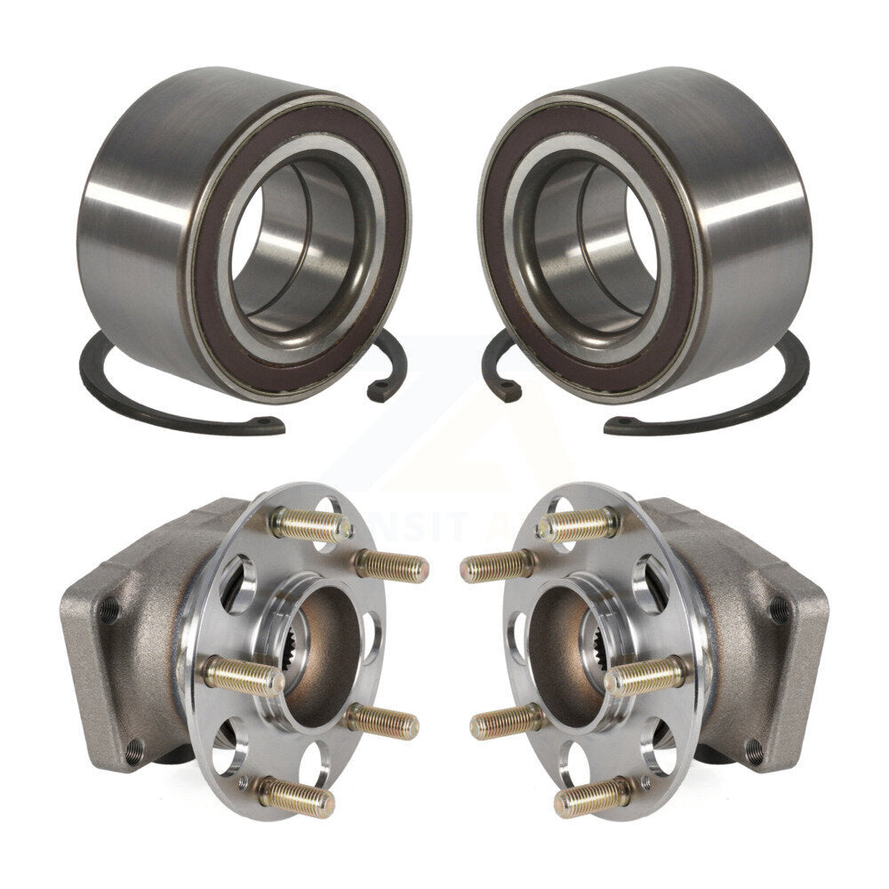 Front Rear Wheel Bearing And Hub Assembly Kit For 2016-2022 Honda HR-V AWD K70-102017