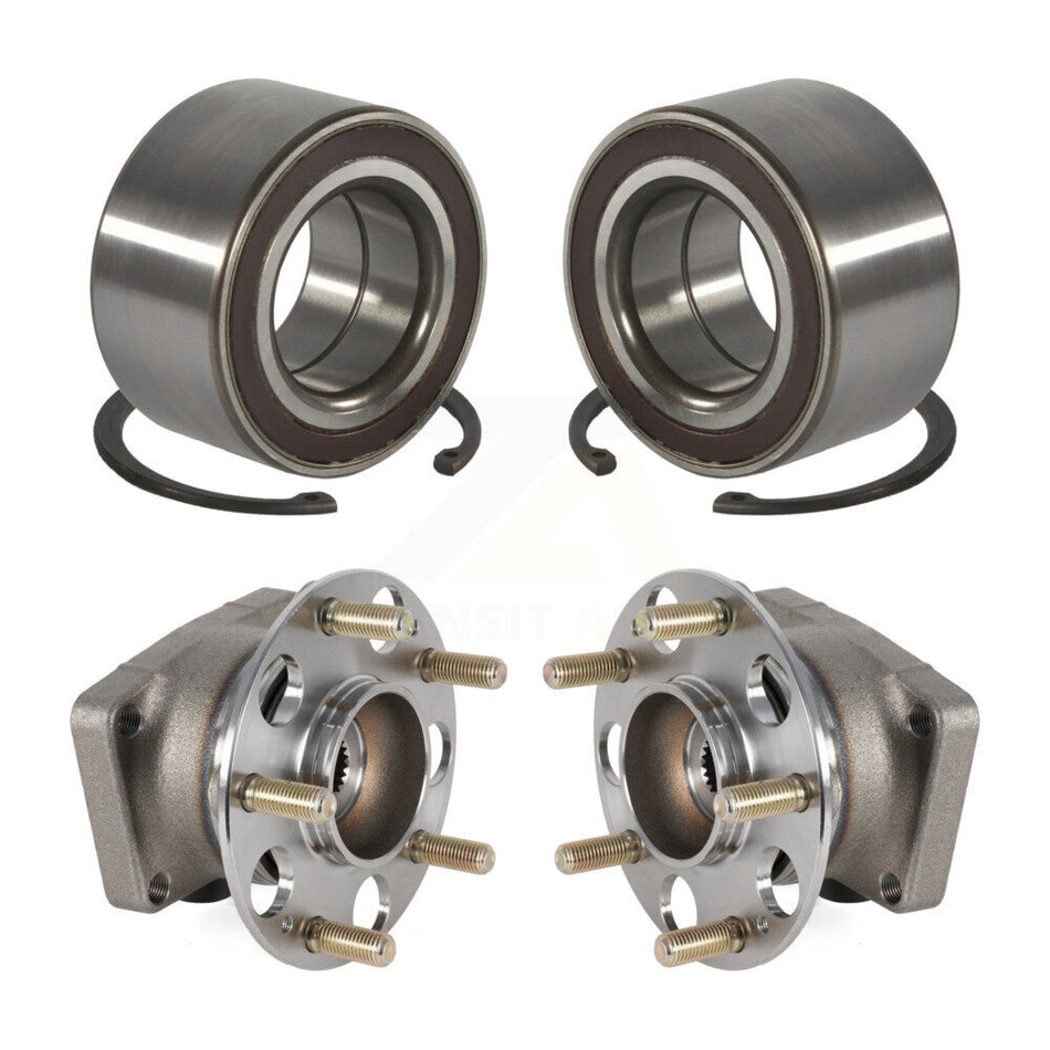 Front Rear Wheel Bearing And Hub Assembly Kit For 2016-2022 Honda HR-V AWD K70-102017