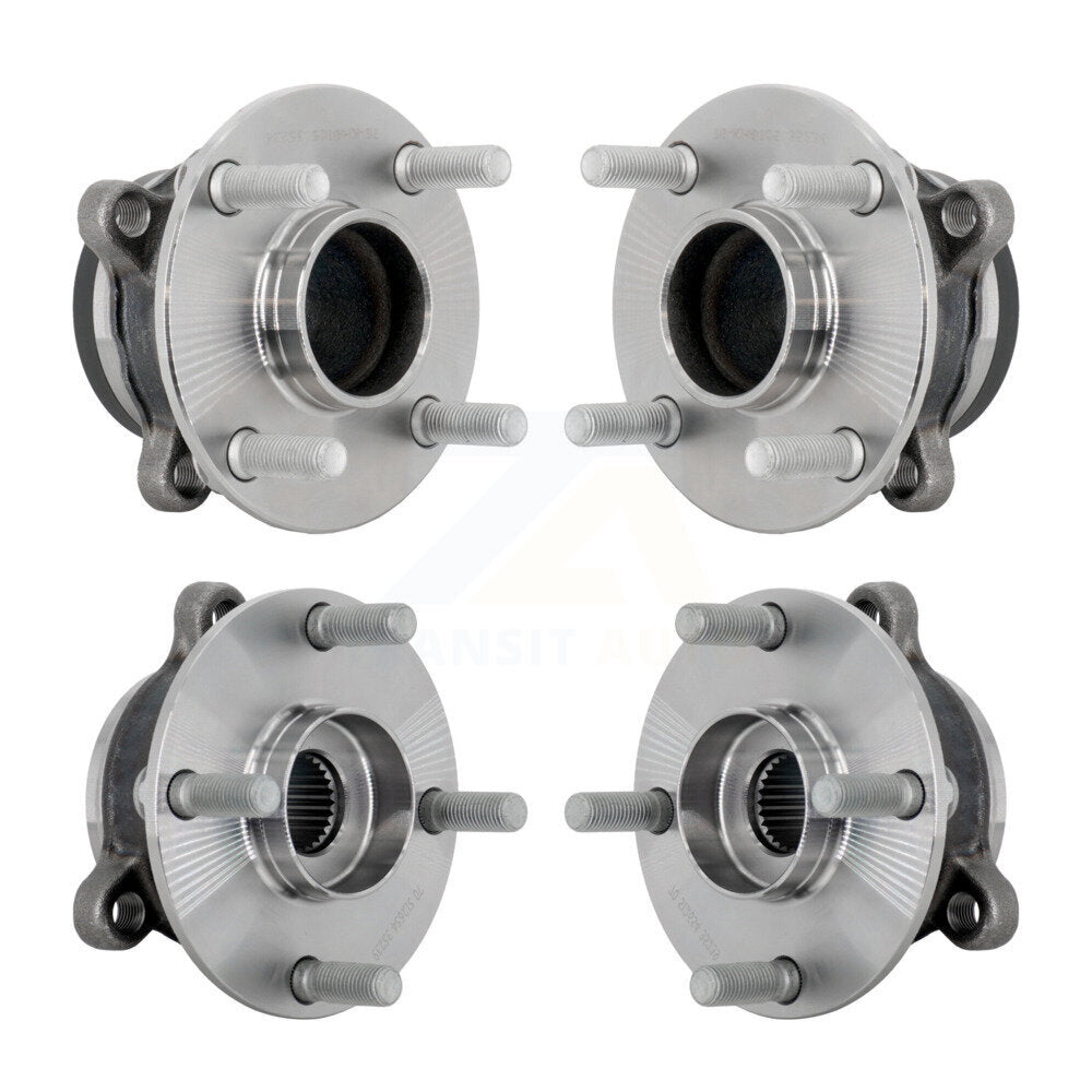 Front Rear Wheel Bearing & Hub Assembly Kit For 2016-2022 Mazda MX-5 Miata K70-102032