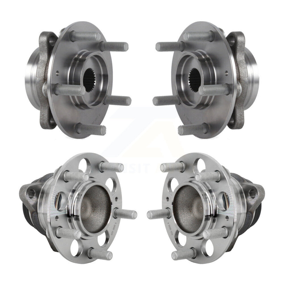 Front Rear Wheel Bearing & Hub Assembly Kit For Kia Forte Hyundai Elantra GT Veloster K70-102046