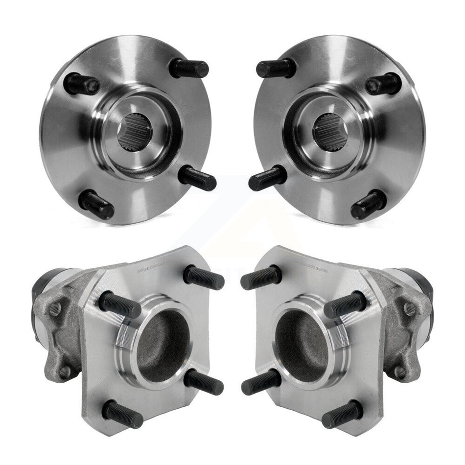 Front Rear Wheel Bearing & Hub Assembly Kit For 2009-2014 Nissan Cube K70-102048