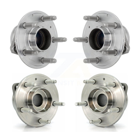 Front Rear Wheel Bearing & Hub Assembly Kit For 2013-2019 Cadillac ATS RWD K70-102051