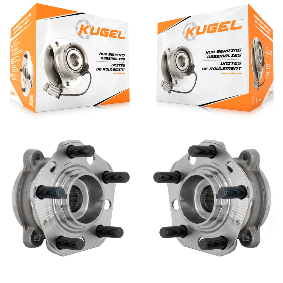 Front Wheel Bearing And Hub Assembly Pair For Tesla 3 Y With 142mm Flange AWD K70-102064