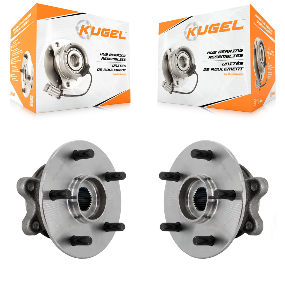 Front Wheel Bearing And Hub Assembly Pair For Toyota Highlander Sienna K70-102066
