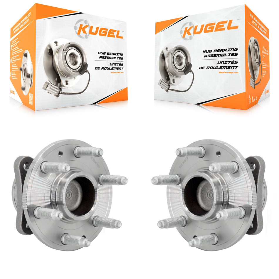 Front Wheel Bearing And Hub Assembly Pair For 2015-2022 Chevrolet Colorado GMC Canyon RWD K70-102084