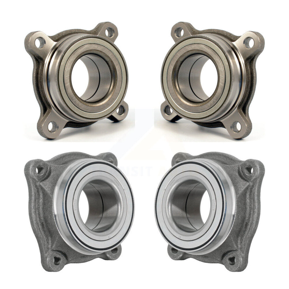 Front Rear Wheel Bearing Assembly Kit For 2008-2022 Toyota Sequoia K70-102131