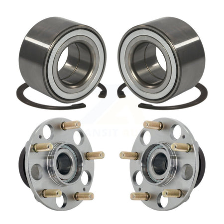 Front Rear Wheel Bearing And Hub Assembly Kit For 2011-2016 Honda CR-Z K70-102135