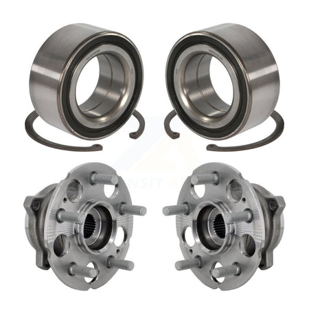 Front Rear Wheel Bearing And Hub Assembly Kit For Honda Accord Crosstour AWD K70-102139