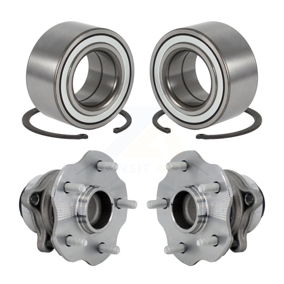 Front Rear Wheel Bearing & Hub Assembly Kit For Toyota Highlander Lexus RX350 RX450h FWD K70-102141