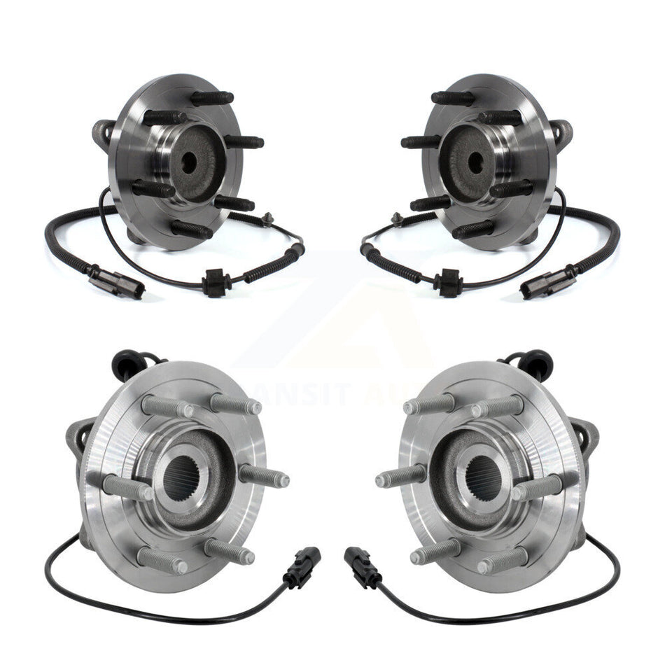 Front Rear Wheel Bearing & Hub Assembly Kit For Ford Expedition Lincoln Navigator RWD K70-102152
