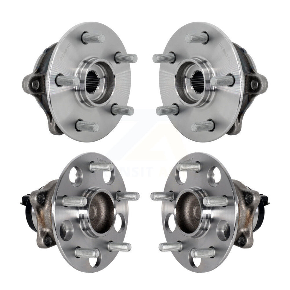 Front Rear Wheel Bearing & Hub Assembly Kit For 2019-2020 Toyota RAV4 FWD with GAS engine K70-102169