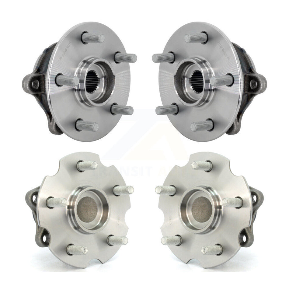 Front Rear Wheel Bearing & Hub Assembly Kit For 2019-2020 Toyota RAV4 FWD with GAS engine K70-102171