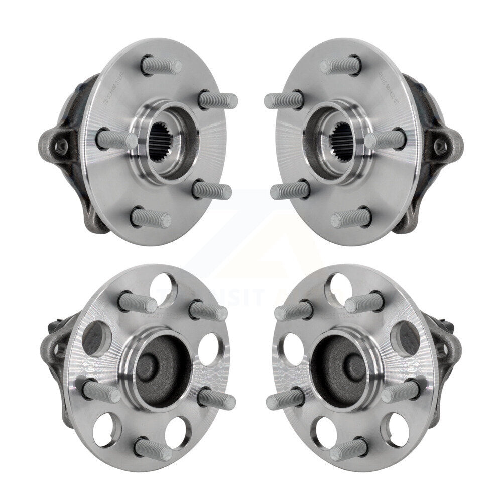 Front Rear Wheel Bearing & Hub Assembly Kit For Toyota RAV4 FWD with GAS engine K70-102172