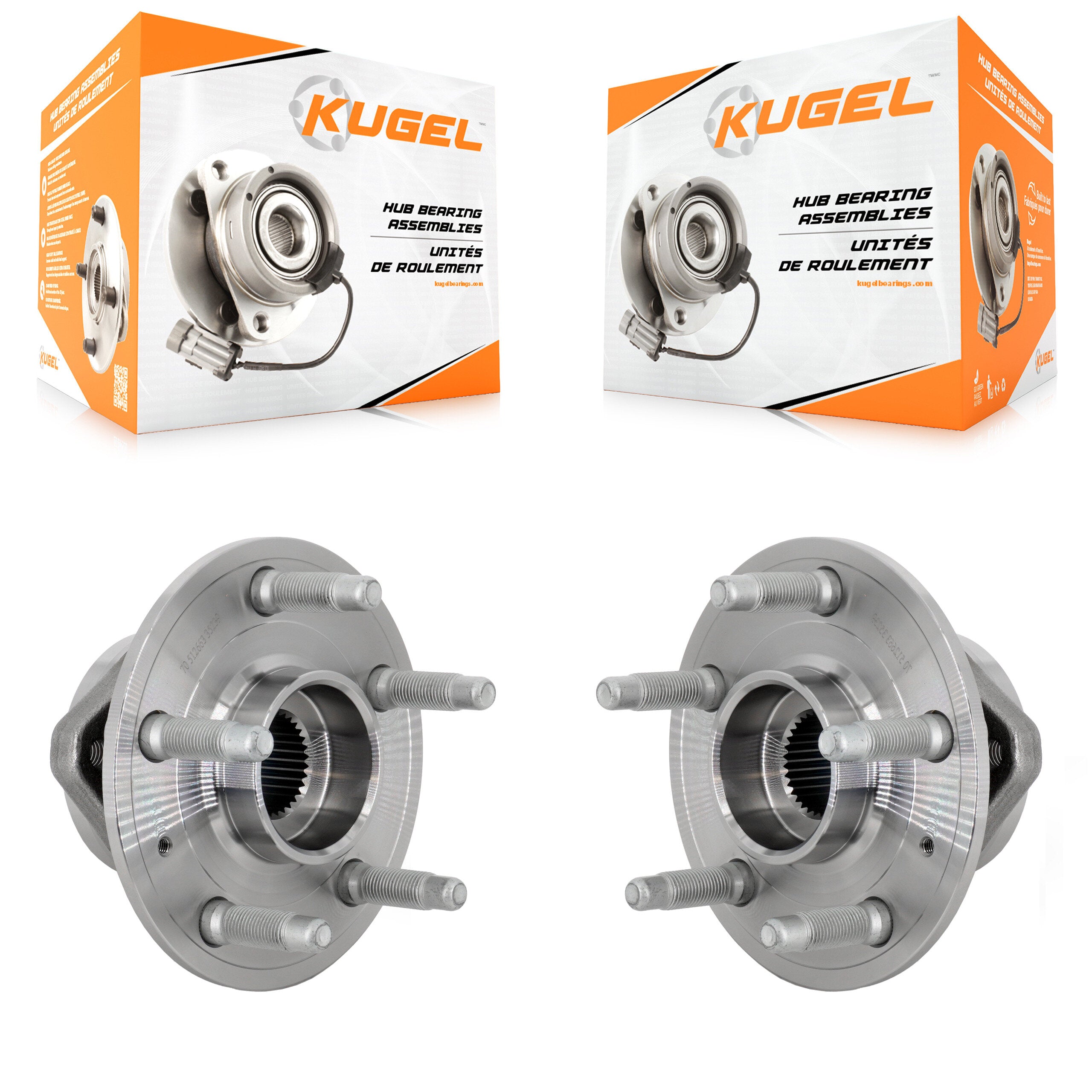 Front Wheel Bearing And Hub Assembly Pair For 2019-2020 Buick Envision K70-102187