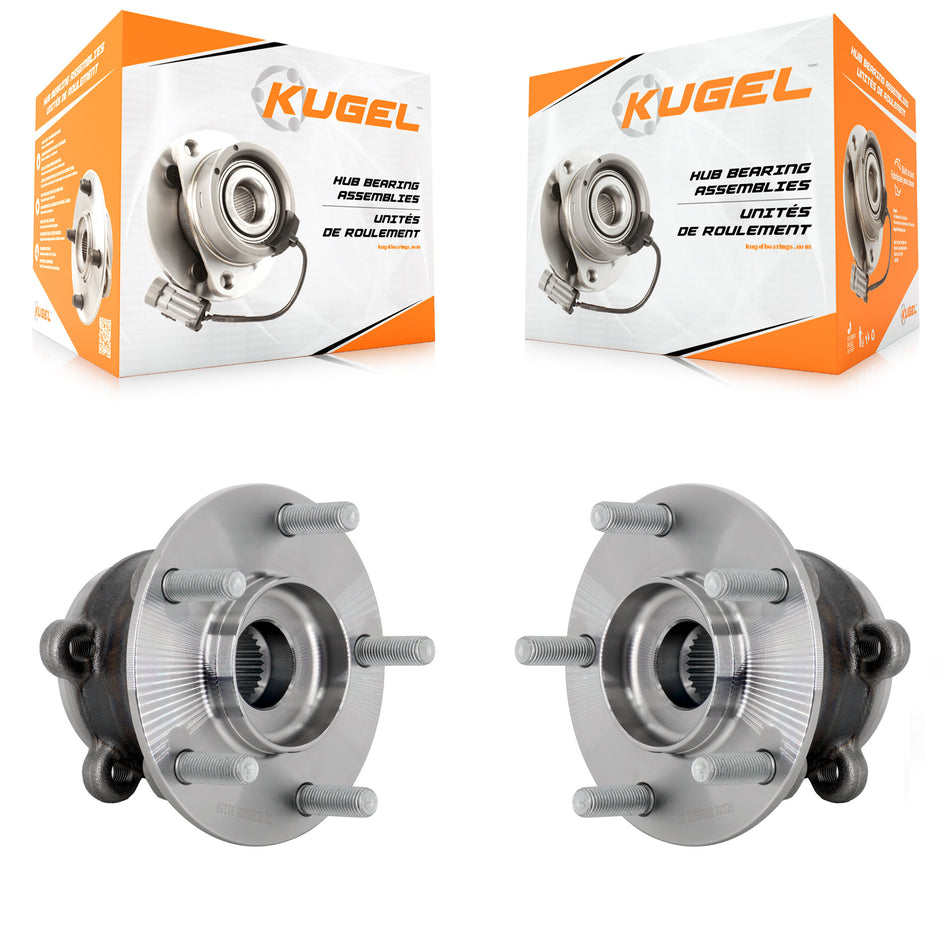 Rear Wheel Bearing And Hub Assembly Pair For 2016-2023 Mazda CX-9 AWD K70-102193