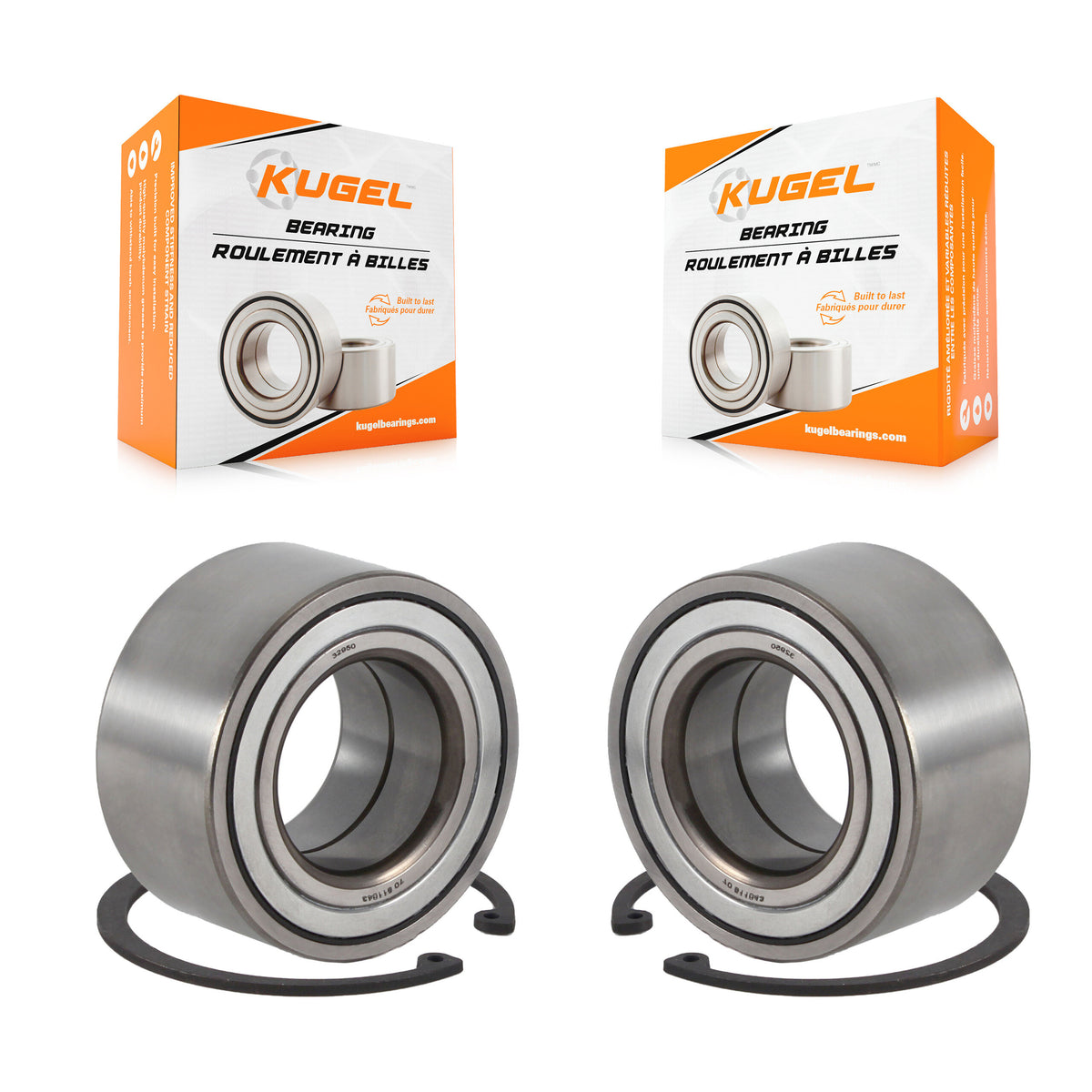 Rear Wheel Bearing Pair For BMW 328i xDrive 330i 320i 335i 428i 328d 340i 435i 430i Gran K70-102203