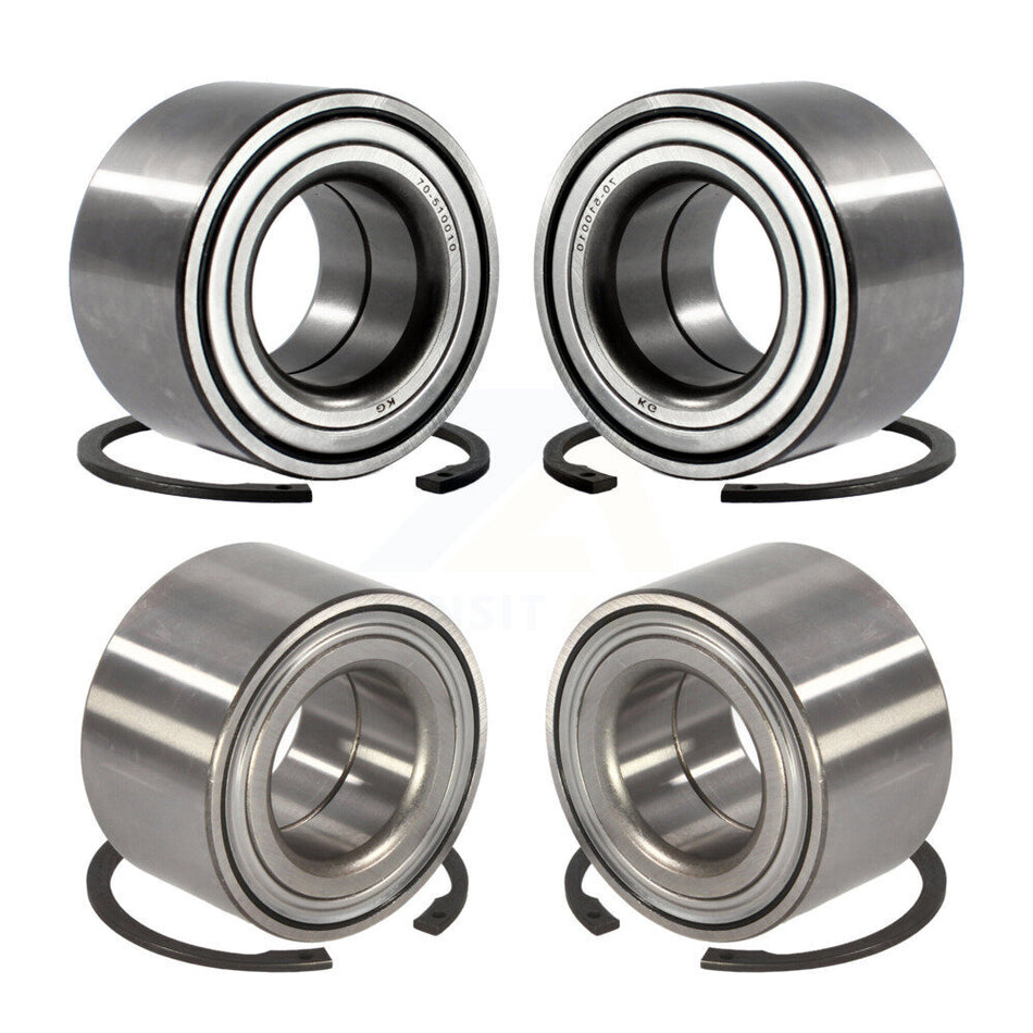 Front Rear Wheel Bearing Kit For 2004-2009 Jaguar Vanden Plas K70-102215