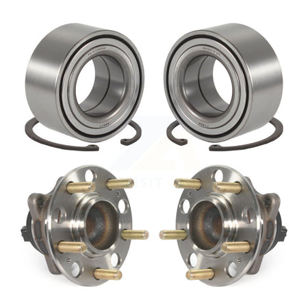 Front Rear Wheel Bearing & Hub Assembly Kit For 16-17 Hyundai Tucson FWD with GAS engine K70-102218