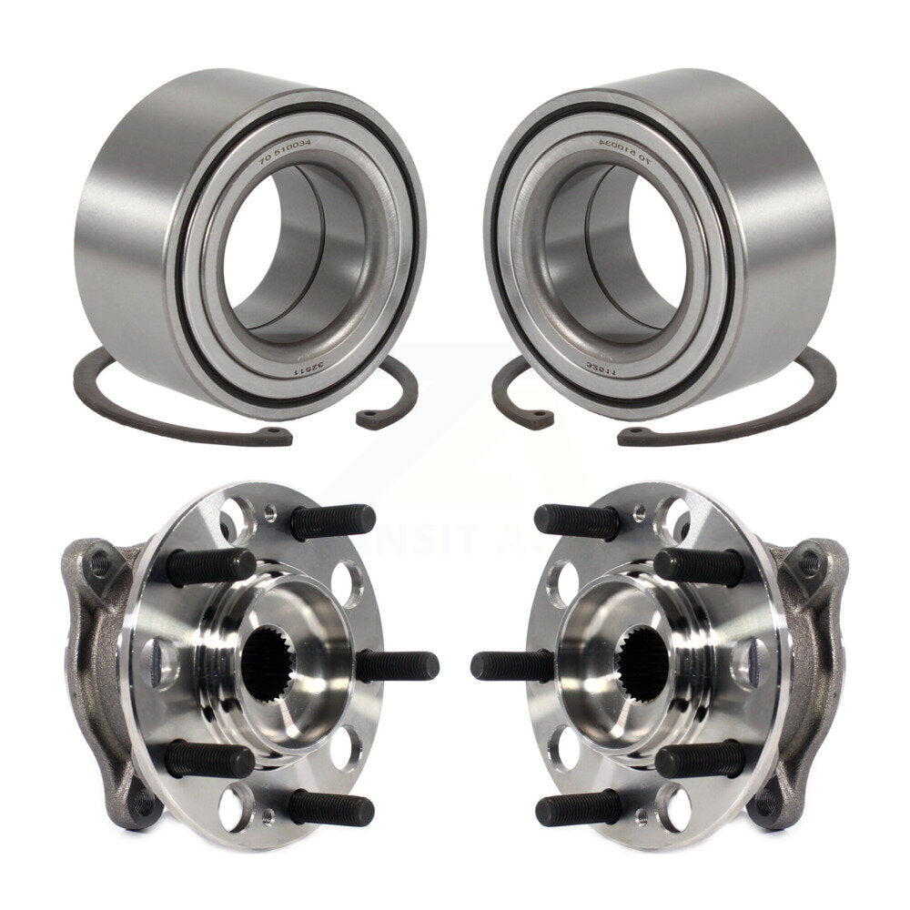 Front Rear Wheel Bearing And Hub Assembly Kit For Hyundai Tucson Kia Sportage AWD K70-102219