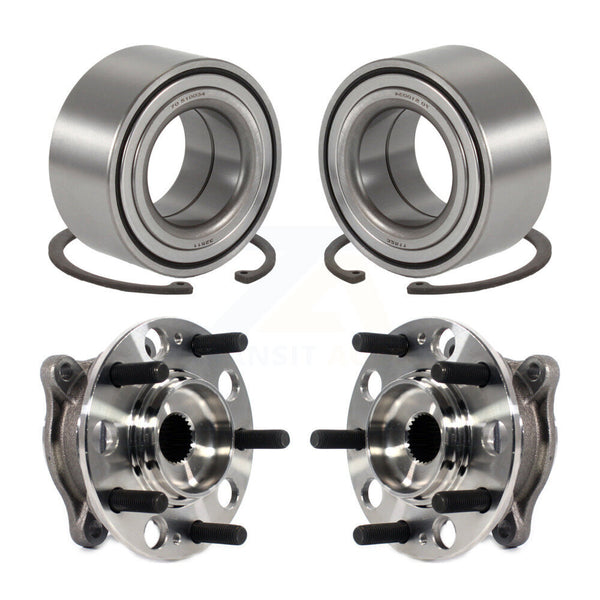 Front Rear Wheel Bearing And Hub Assembly Kit For Hyundai Tucson Kia Sportage AWD K70-102219