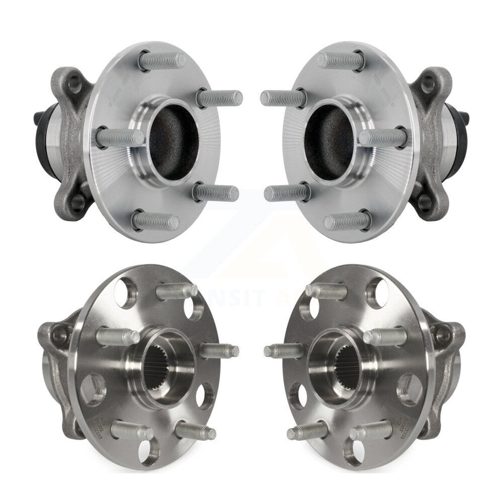 Front Rear Wheel Bearing & Hub Assembly Kit For Lexus IS250 IS350 C/C F Sport with RWD K70-102226