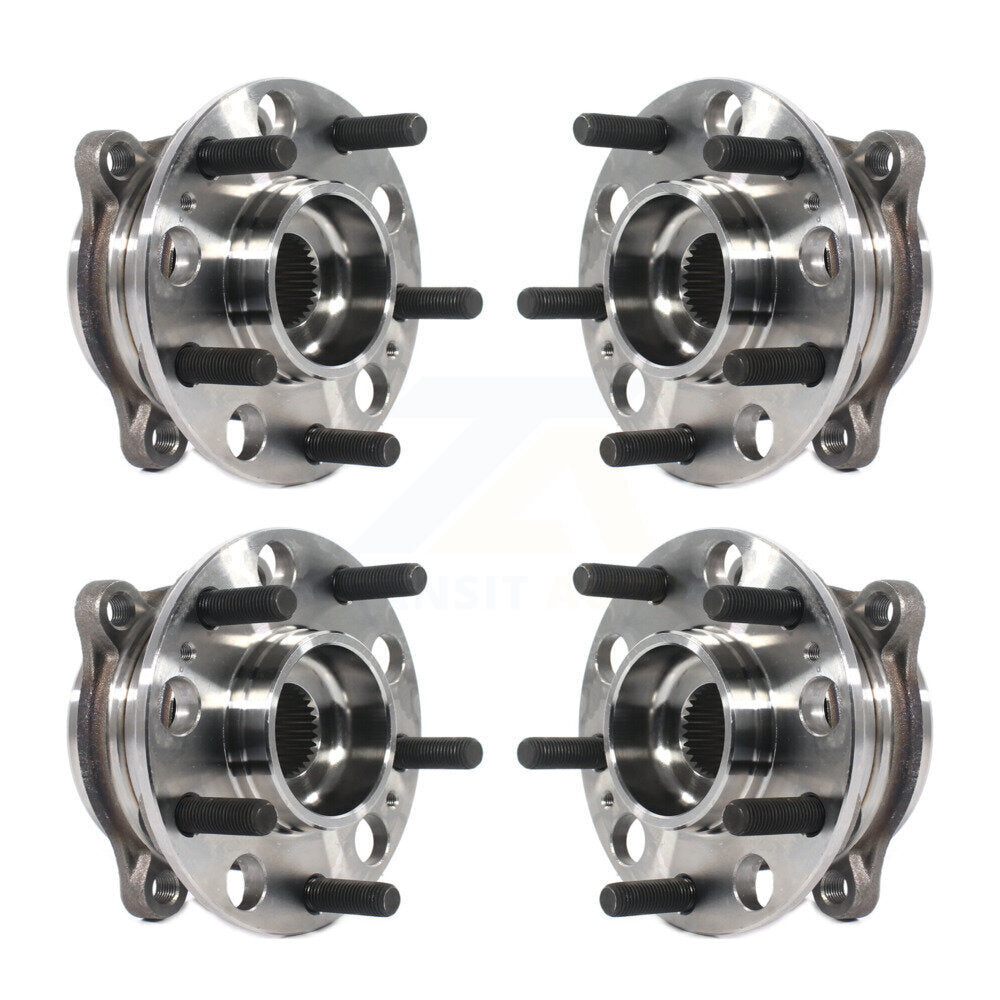 Front Rear Wheel Bearing & Hub Assembly Kit For 2016-2020 Kia Sorento AWD K70-102231