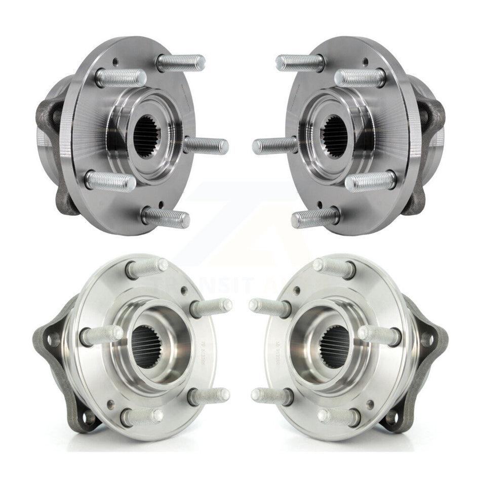 Front Rear Wheel Bearing & Hub Assembly Kit For 2016-2017 Kia Rondo K70-102233