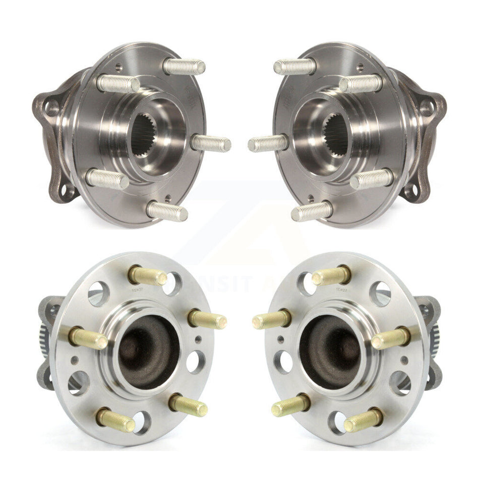 Front Rear Wheel Bearing & Hub Assembly Kit For Hyundai Sonata Kia Cadenza K70-102235