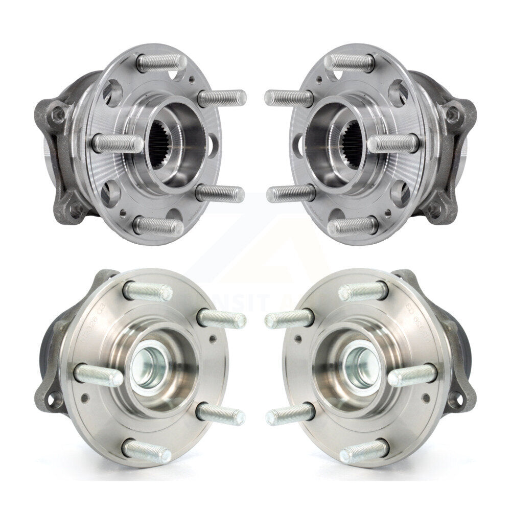 Front Rear Wheel Bearing & Hub Assembly Kit For 2019-2020 Hyundai Santa Fe FWD K70-102237