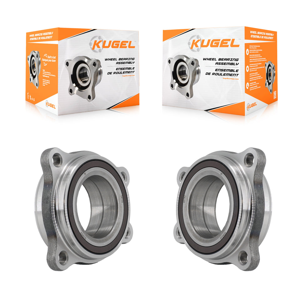 Front Wheel Bearing Assembly Pair For Audi Q5 A4 Quattro Q7 A5 Sportback SQ5 S5 allroad K70-102250