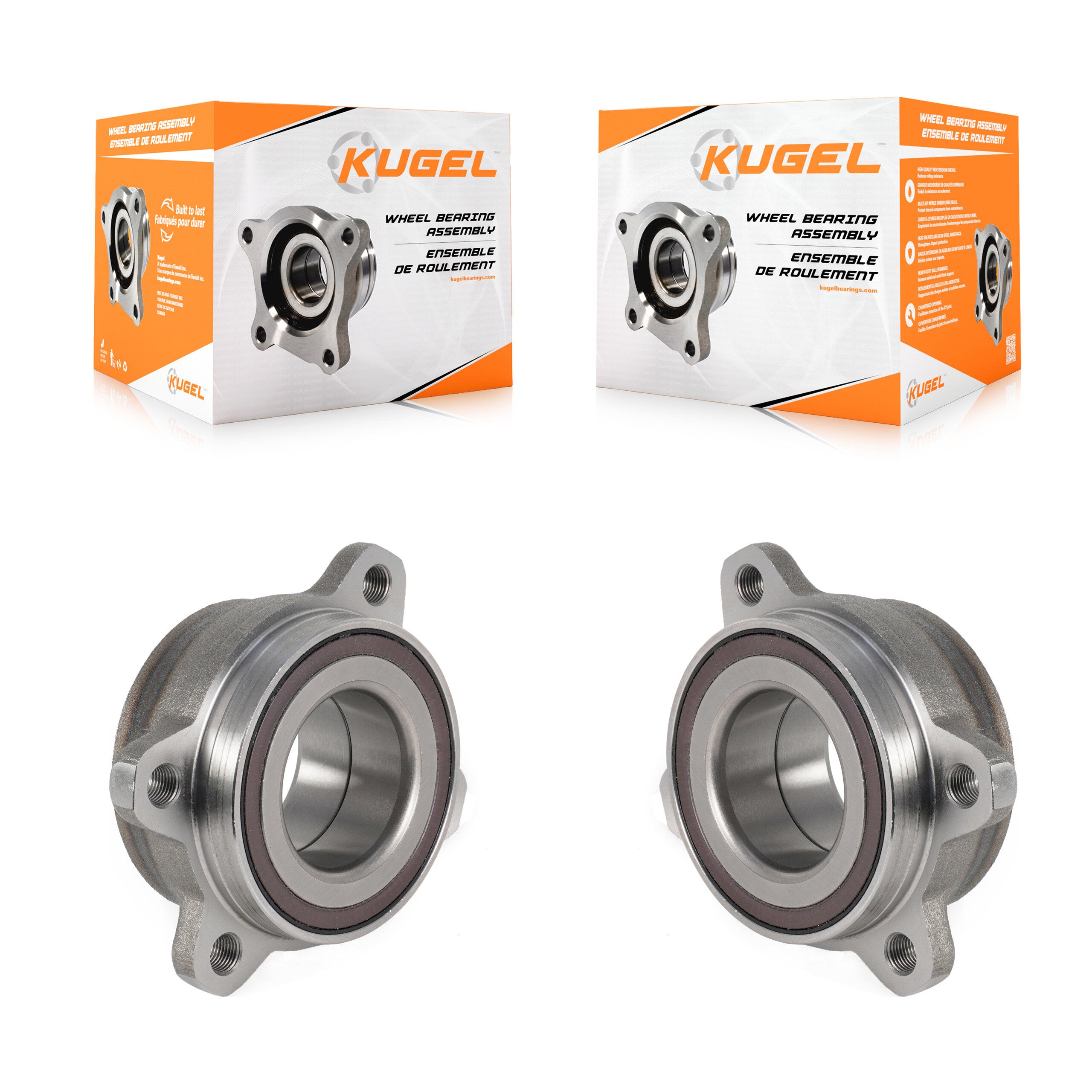 Rear Wheel Bearing Assembly Pair For Porsche Volkswagen Touareg Cayenne 911 718 Spyder K70-102258