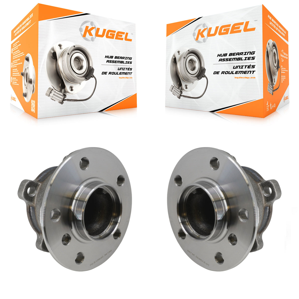 Front Wheel Bearing And Hub Assembly Pair For BMW i3 i3s K70-102267