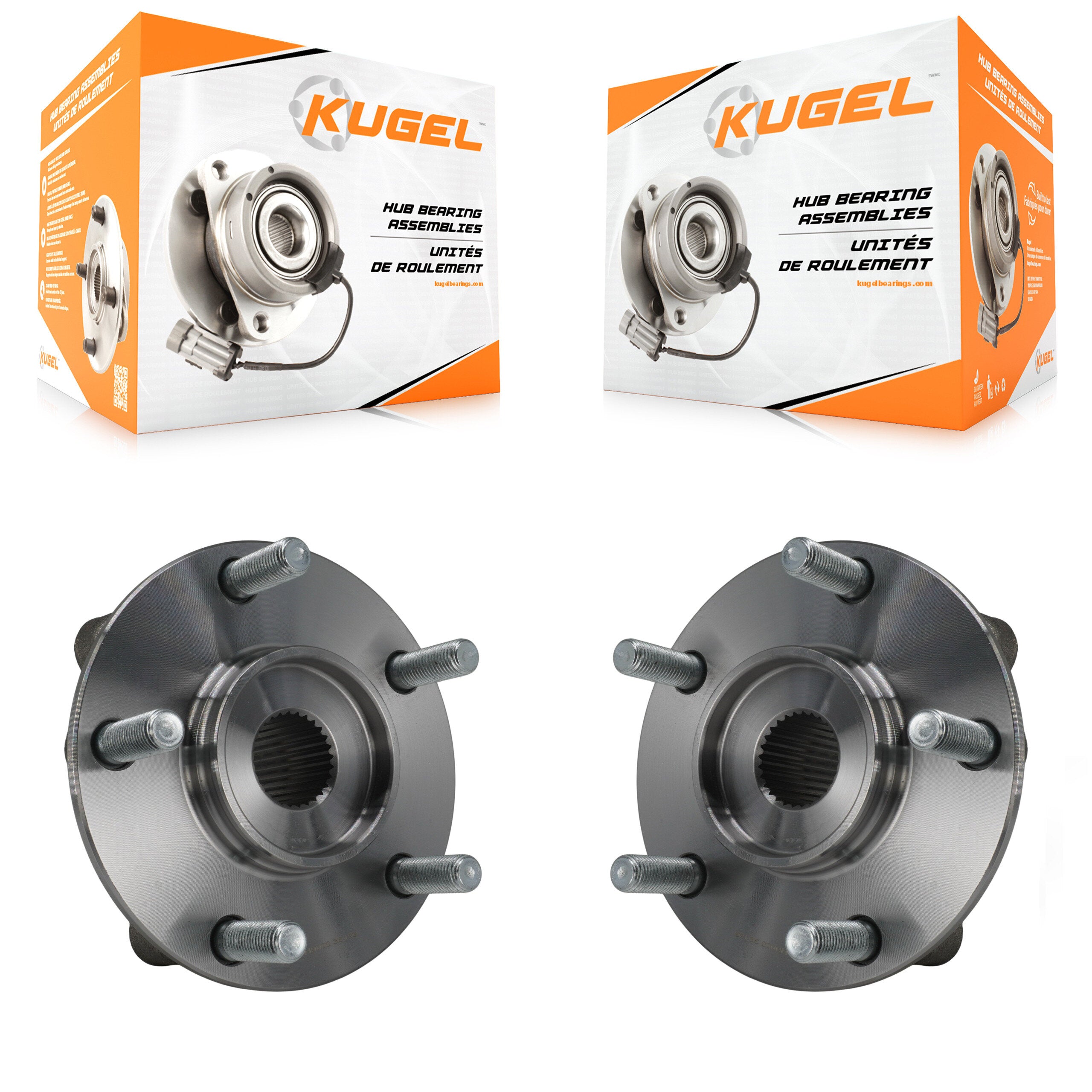 Front Wheel Bearing And Hub Assembly Pair For Mitsubishi Eclipse Cross K70-102268