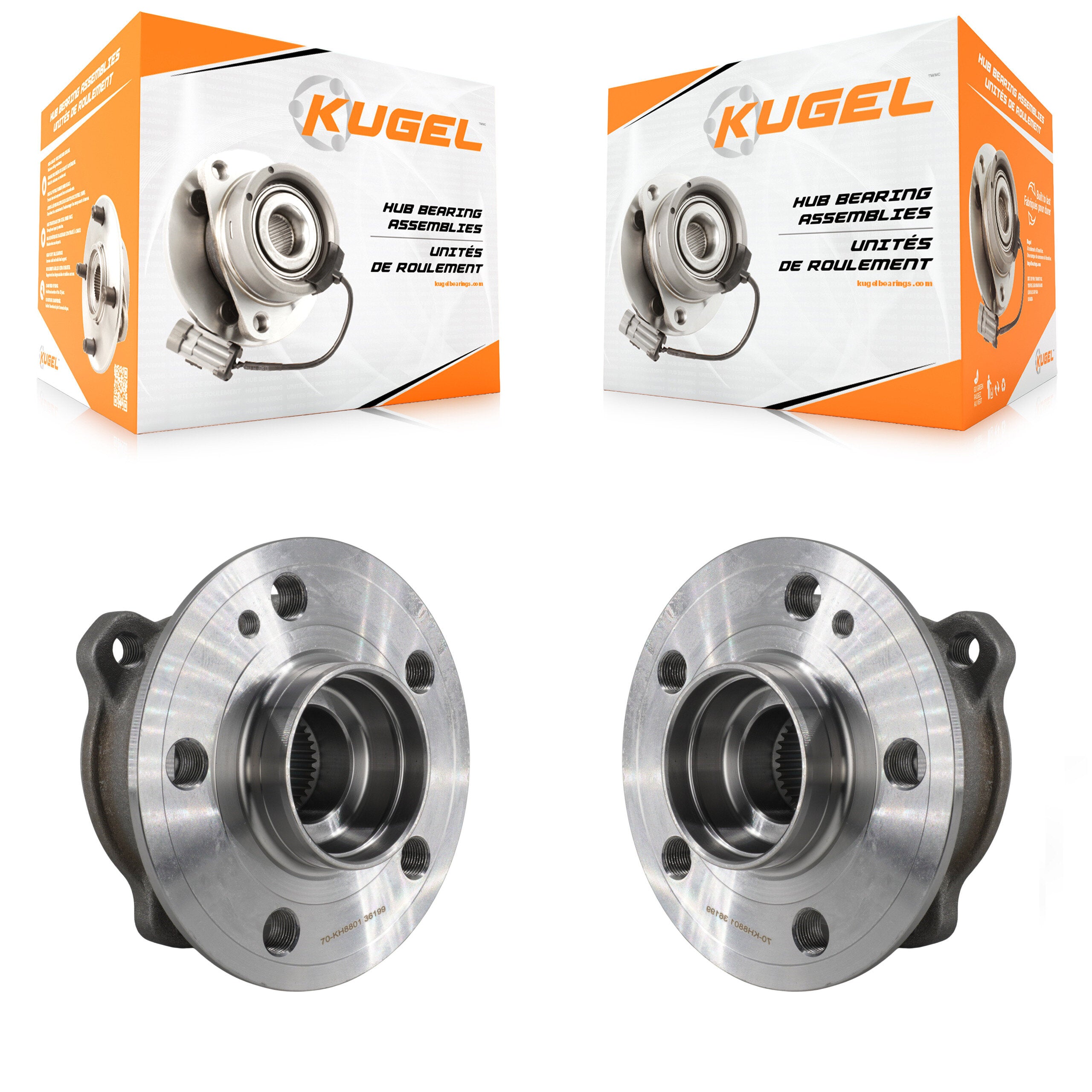 Rear Wheel Bearing & Hub Assembly Pair For Mercedes-Benz GLE450 GLE350 GLS450 GLE53 AMG S K70-102270