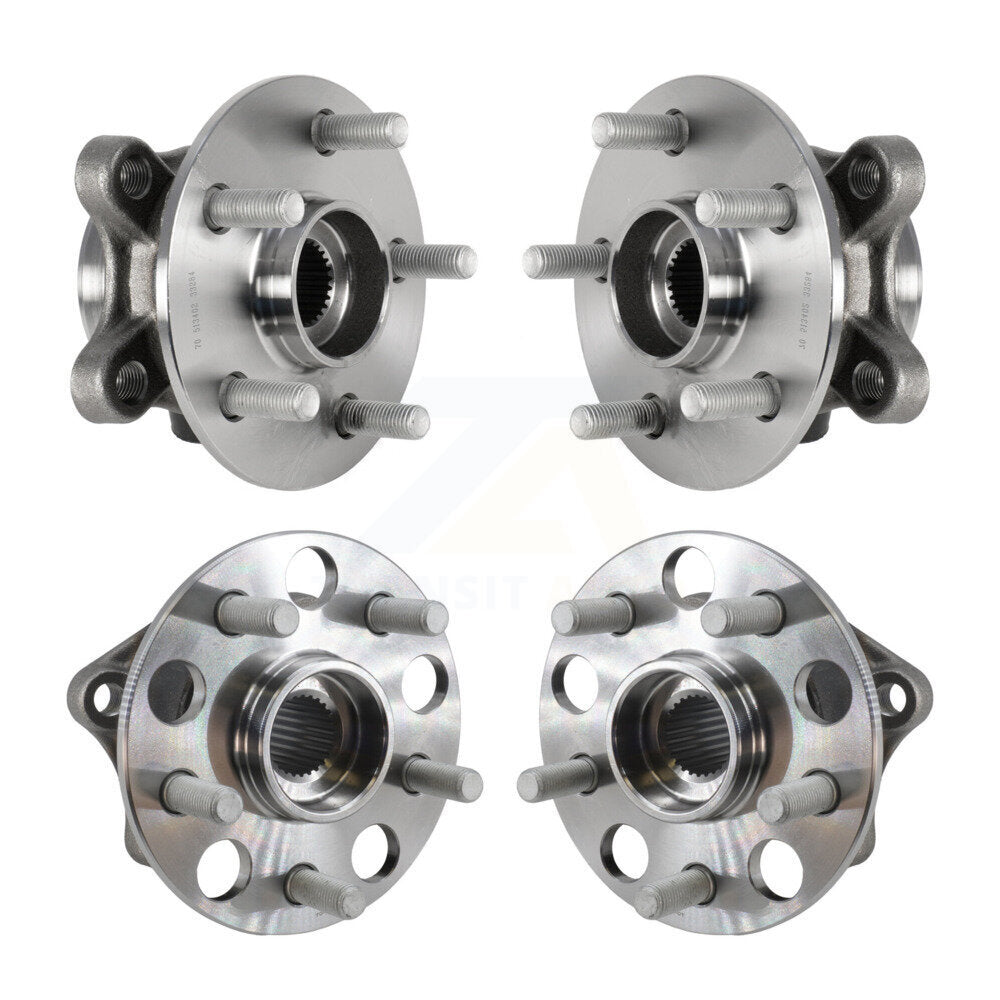 Front Rear Wheel Bearing & Hub Assembly Kit For Toyota Corolla Prius AWD-e K70-102290
