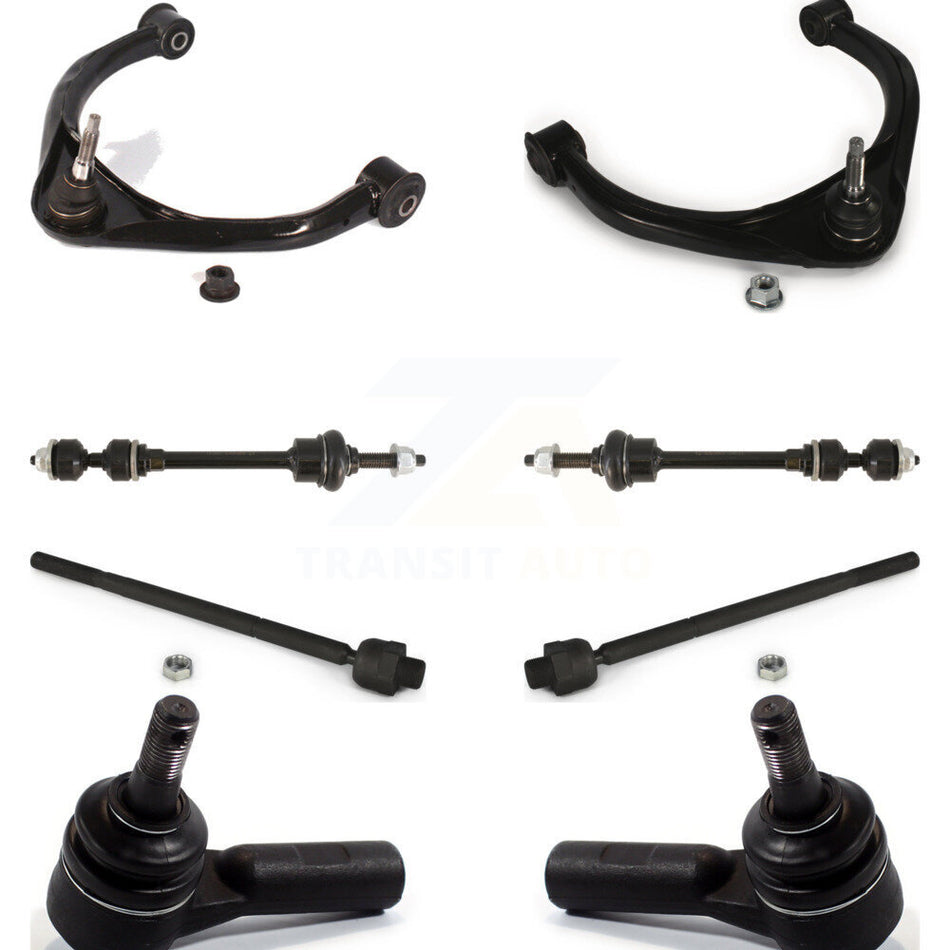 Front Suspension Control Arm And Ball Joint Assembly Steering Tie Rod End Stabilizer Bar Link Kit (8Pc) For Ram 1500 Dodge 4WD K72-100113