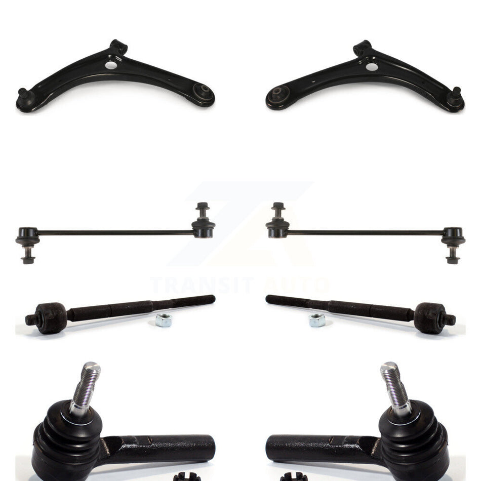 Front Suspension Arm Ball Joint Tie Rod End Link Kit (8Pc) For Jeep Patriot Compass Dodge K72-100119