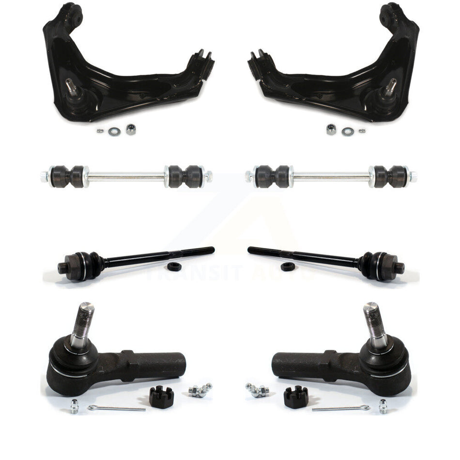 Front Suspension Control Arm And Ball Joint Assembly Steering Tie Rod End Sway Link Kit For Chevrolet Silverado 2500 HD GMC Sierra 3500 Hummer H2 Classic 1500 Suburban Yukon XL Avalanche K72-100143