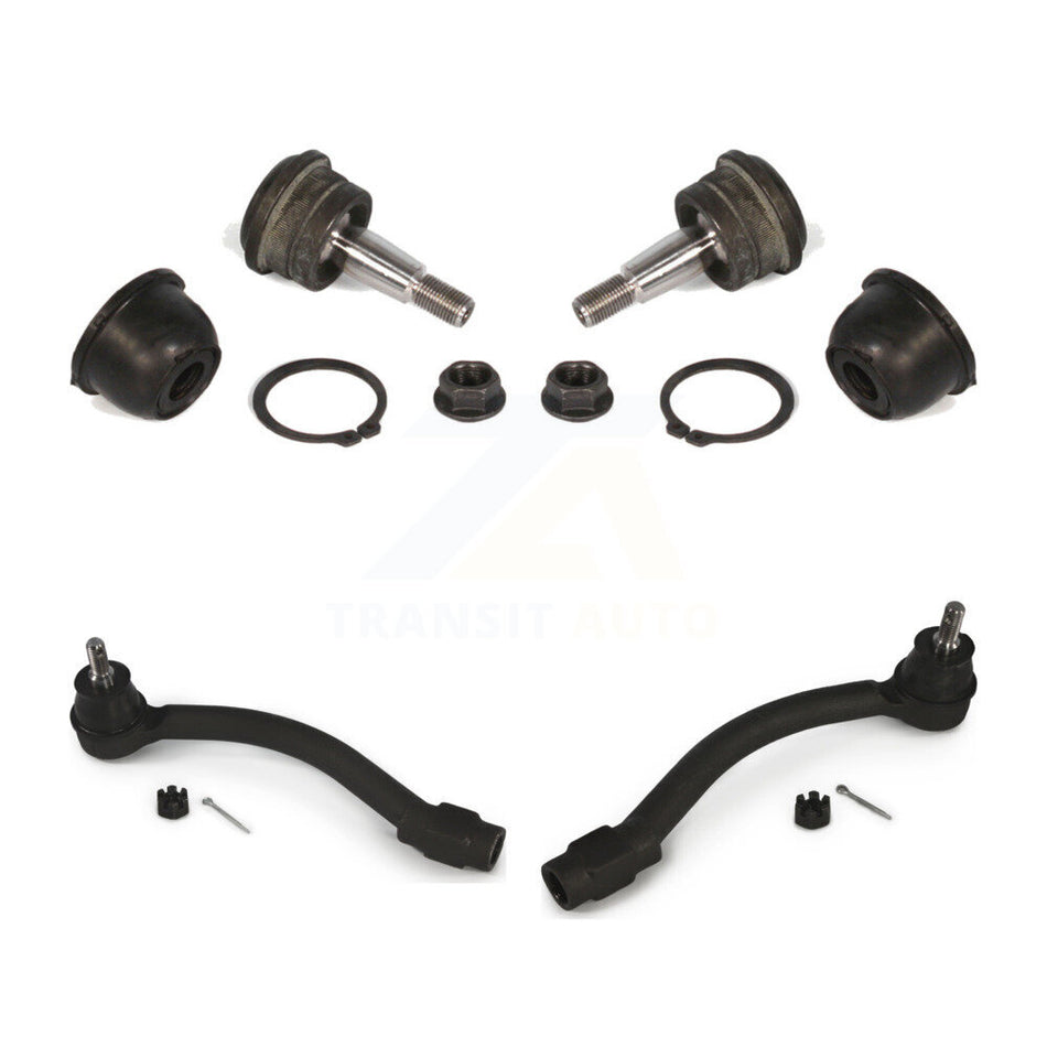 Front Suspension Ball Joint And Tie Rod End Kit For Hyundai Elantra Coupe Vehicles Manufactured In USA K72-100897