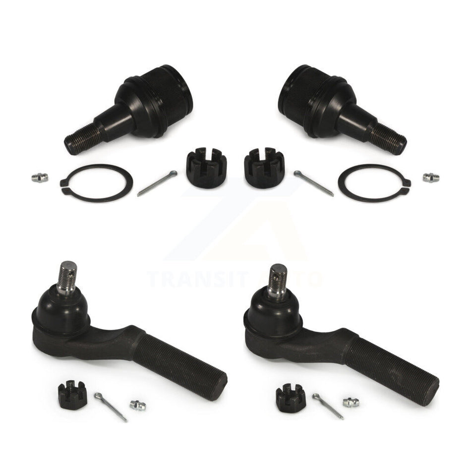 Front Suspension Ball Joint And Tie Rod End Kit For Ford E-350 Super Duty E-250 E-150 E-450 K72-100901