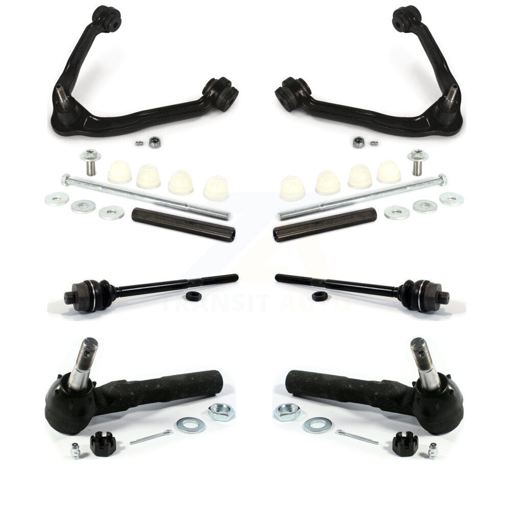 Front Suspension Control Arm Ball Joint Tie Rod End Link Kit For Chevrolet Silverado 1500 K72-101125