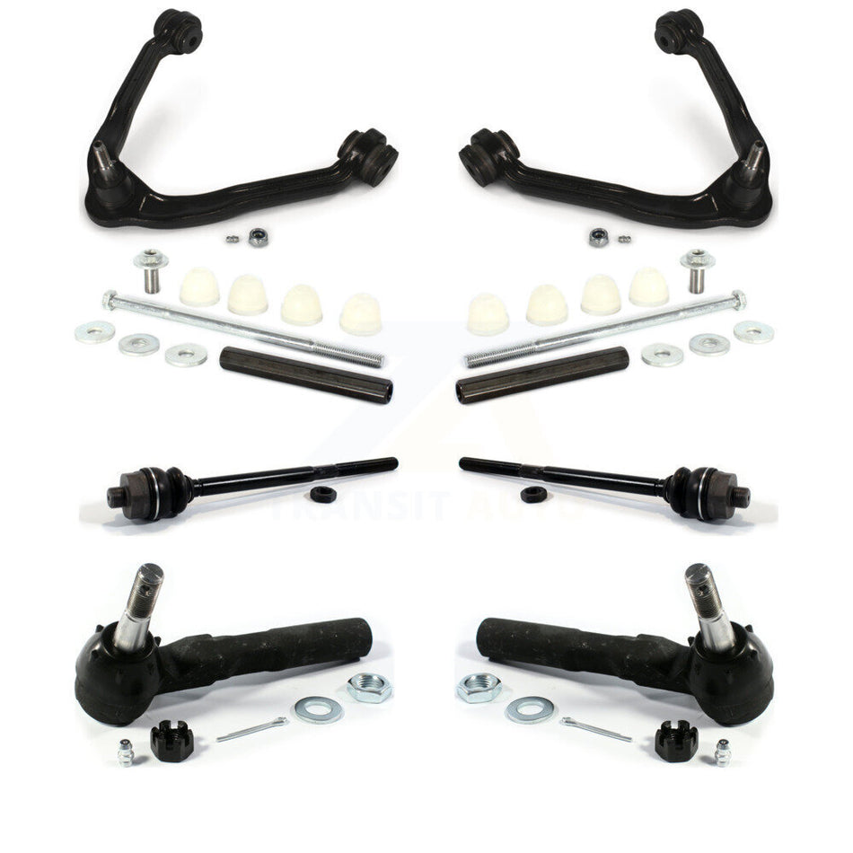 Front Suspension Control Arm Ball Joint Tie Rod End Link Kit For Chevrolet Silverado 1500 K72-101125