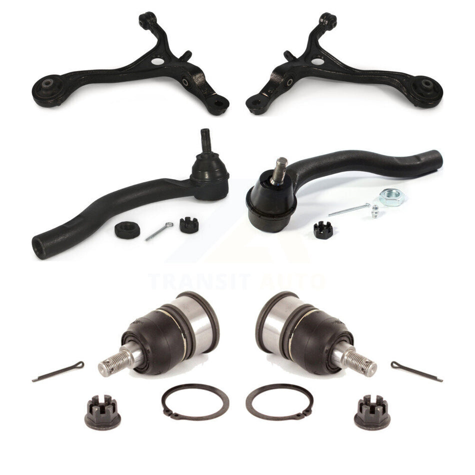 Front Suspension Control Arm With Tie Rod End And Ball Joint Kit (6Pc) For Honda Accord Acura TSX K72-101285